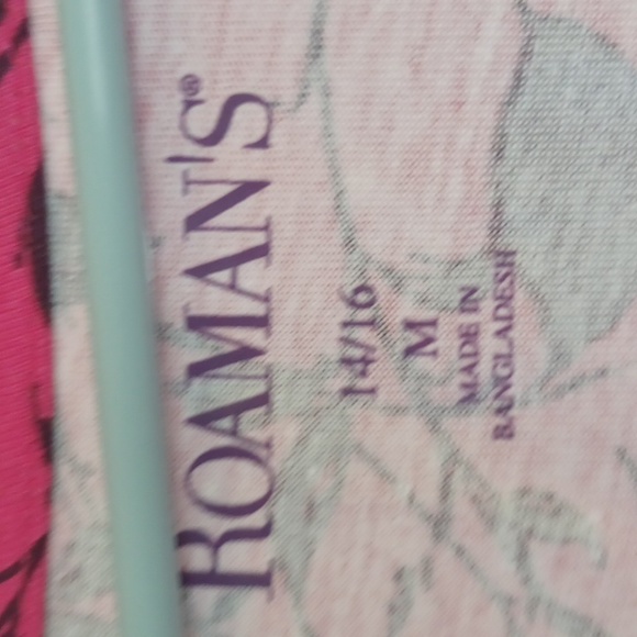 Roaman's women's top size medium 14/16 new no tags - Picture 3 of 4